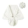 Trendy Ladies Shawl Set Large Size Wrap Polyester Furs Shawl Cold Weather Comfortable and Fashionable Outerwear