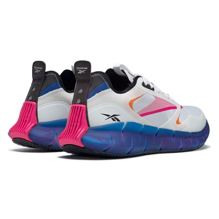 Reebok Zig Kinetica Horizon Low Top Running Shoes Unisex Running Shoes White Pink FW5300