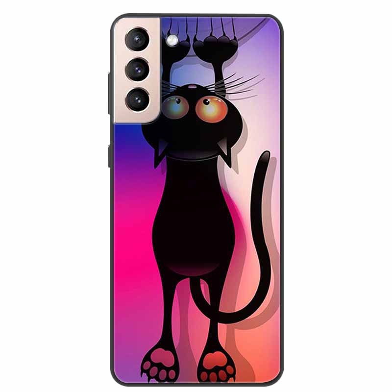 Per Samsung Galaxy S21 FE 5G Custodia Cartoon Dipinta Morbida TPU Custodie per Telefono per Galaxy S21FE S 21 FE Cover Posteriore in Silicone Coque Carina