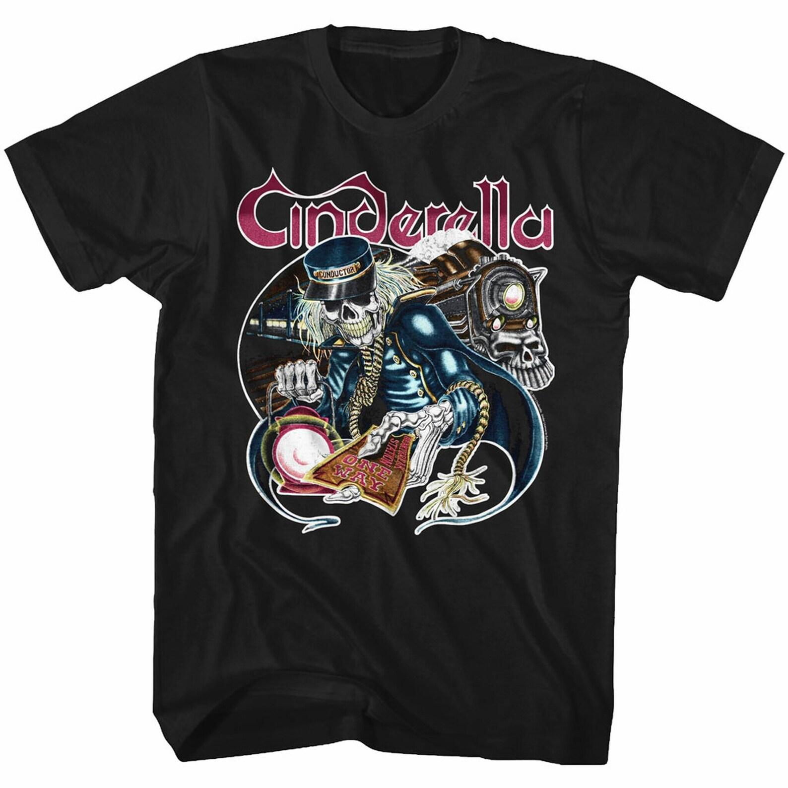 Cinderella One Way Black Adult T-Shirt 2XL