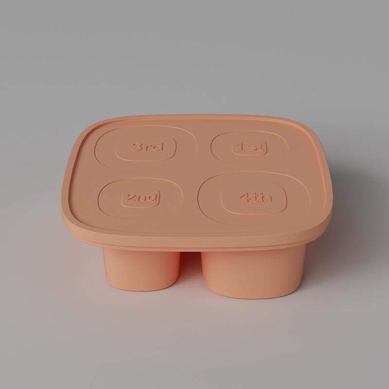 Silicone Ice Tray Box Auxiliary Food Mold Silicone Ice Tray Easy Demolding Ice Tray Mold Ice Tray Large Ice Cube Mold