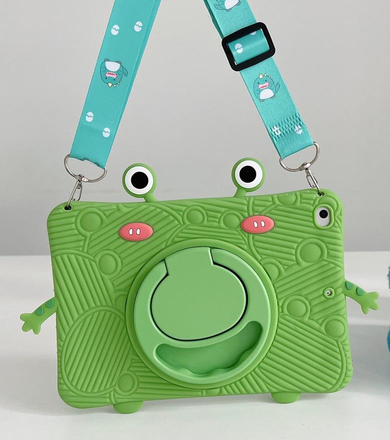 Cute Cartoon Frog Astronaut pro iPad Pro 11 Pouzdro 2022 2021 2020 Dětský obal na tablet pro iPad 10.2 8. 9. 10. 10.9 Gen 9.7 Mini 6 Air 1 2 4 5 Pouzdro