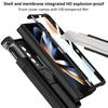 Suitable for Samsung Zfold4 Mobile Phone Case Armor Magnetic Suction Hinge Folding Shaft Bracket Gear Adjustment Zfold4 Mobile Phone Case