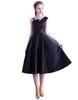 EightSTAR Dress Wedding Party Piano Recital Midi Formal Suitable for Women In Their and 40s - Dress, Dress, Black, Dress, Adult, Unique, A-Line,