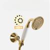Tuqiu Gold Bathroom Shower Faucet Wall Mounted Bathroom Shower Mixer Tap Brass Brass Bath Shower Faucet Hand shower Head