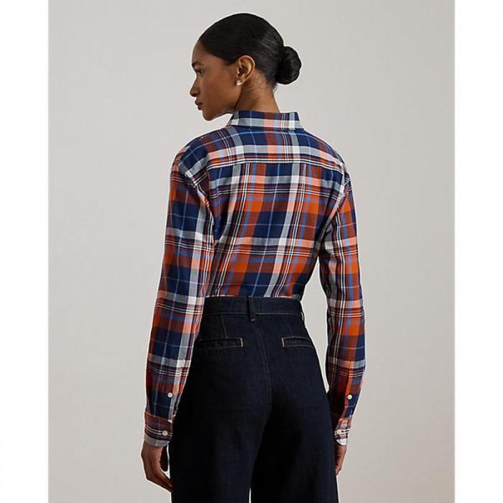 Lauren Ralph Lauren Plaid Cotton Twill Shirt