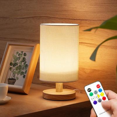 Lampka Nocna Miniaturowa Ciepłe Światło Nowoczesna LED Zasilana USB Lampka Stołowa Biurkowa Nocna Kolor Beżowy