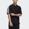 Adidas Mh Loose Tee With Three Stripes Men Tops Black GN0813
