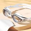 Detachable Nosepiece Contrast Color Swim Glasses TPU Big Frame Anti-fog Swim Eyewear  Women