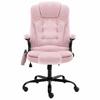 Massage Office Chair Pink Velvet
