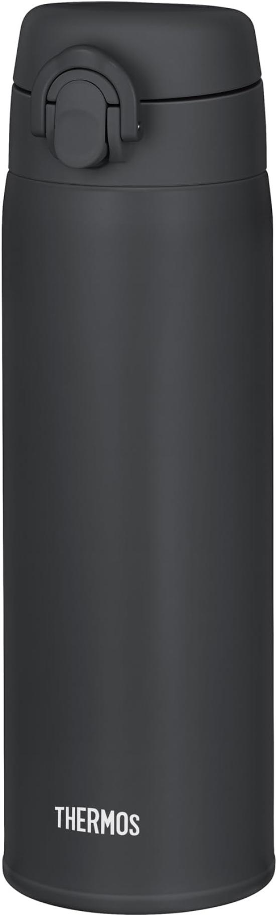 

Thermos Vacuum Insulated Portable Mug, 500ml, Dark Gray, Removable Spout for Easy Cleaning, Ultra-Lightweight and Compact, One-Touch Opening,
