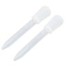 2pcs Liquid Dropper 5ml Capacity Safe Reliable Light Weight Compact Portable Pipettes for Scientific ExperimentsWhite