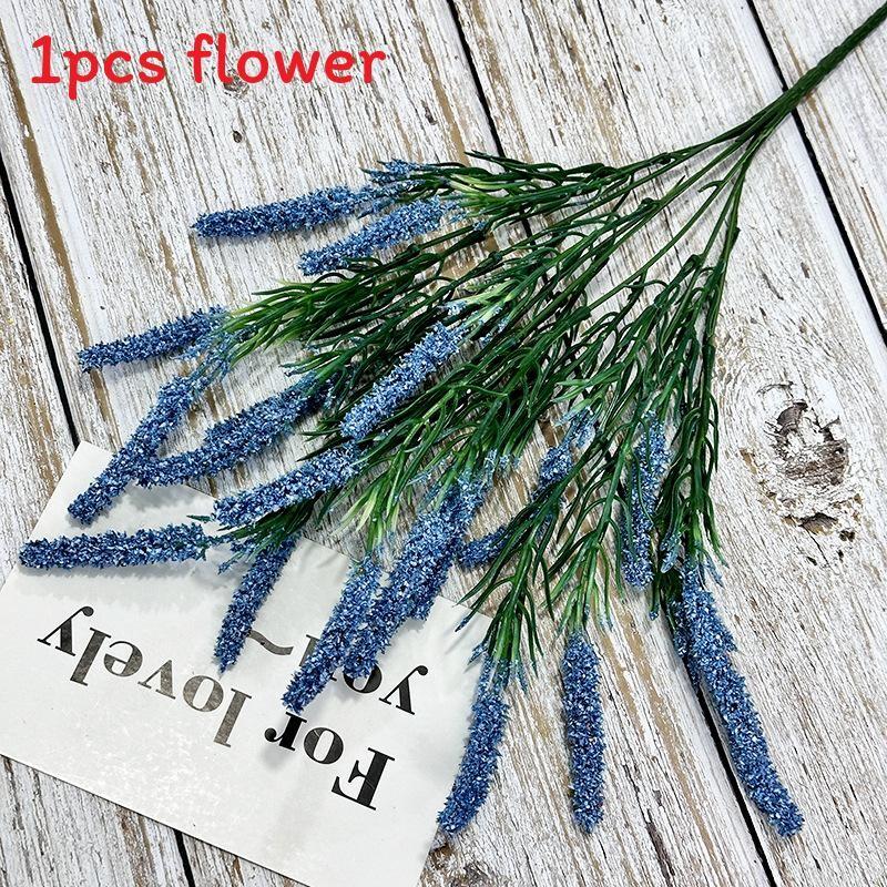 Bouquet Lavender Simulated Artificial Plastic Artificial Flower For Indoor Decor