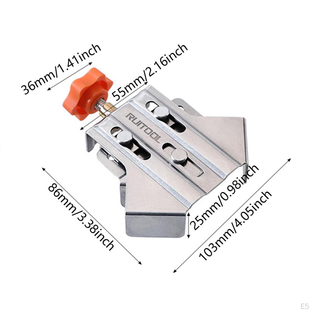 Corner Clamp for Woodwork, 90 Degree Angle Clamps, Frame Fixed Clamp, Adjustable Jaw