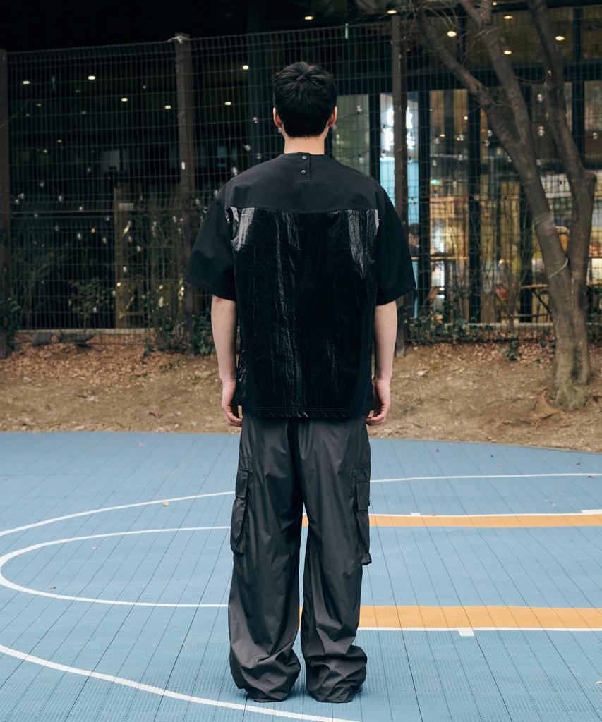 Nontai Light Flap Pocket Cargo Pants (Black)