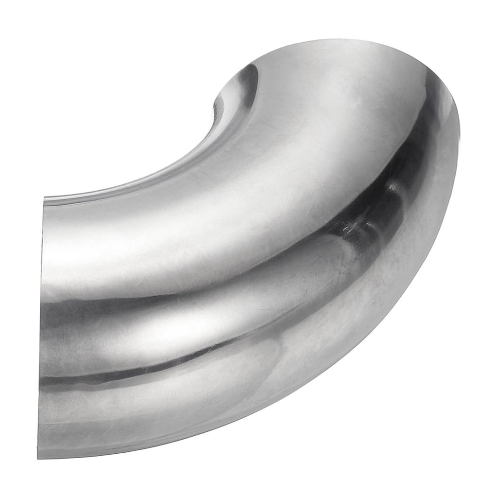 PATIKIL 3pcs 90 Degree Stainless Steel Tube 35cm OD SS304 Stainless Steel Bend Tube