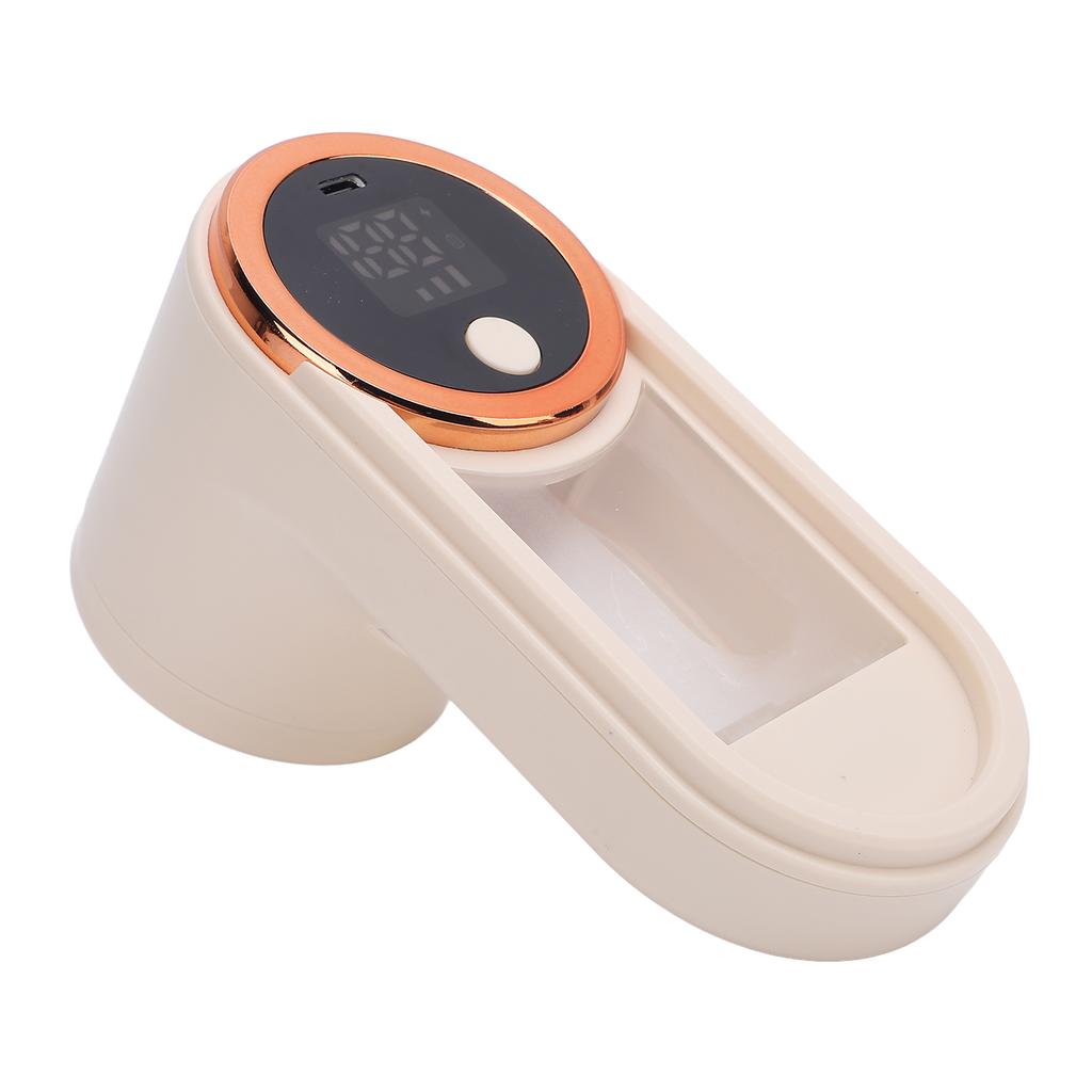 Fabric Shaver Lint Remover for Clothes 3 Gears Type C Rechargeable Lint Shaver with LED Display Beig