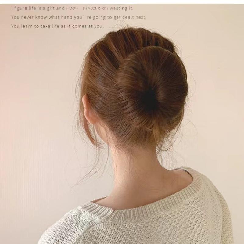 Strumenti per creare chignon per capelli Fascia per capelli Styling Parrucca sintetica Ciambelle Bud Fascia per capelli Palla Fascia per capelli per donna e ragazza