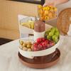 Large Capacity Food Preparation Tray Plastic Fruit Vegetable Storage Rack  Kitchen