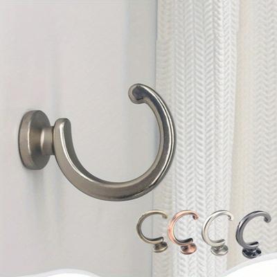 1 par Herrajes para el hogar Recogecortinas Gancho de pared europeo Hebilla para cortinas, Ganchos para cortinas en forma de U Accesorios Hebilla Sensación al tacto