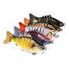1/3/5Pcs 10CM/15.5G Bionic Multi-Jointed Fishing Lure Long Casting 7-Section Swimbait Hard Artificial Bait Freshwater Saltwater Fishing Accessories