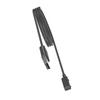 Strong Magnetic USB Charge Cable Charging Line Cord Rope Black for HUAWEI Watch Fit 3 Smartwatches Charges