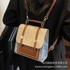 Schoolbag schoolbag backpack women's 1011 new fashion high sense commuter backpack retro travel student handbag