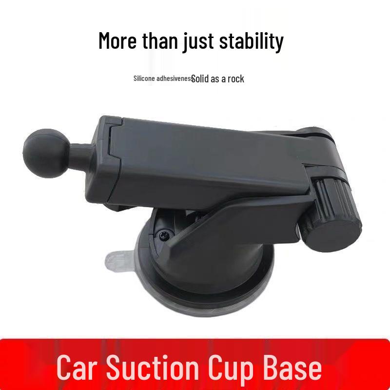Adjustable Car Phone Holder with Suction Cup Base for Dashboard and Glass