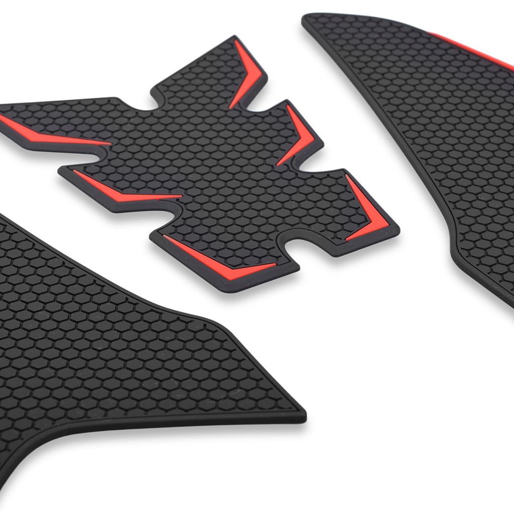 LEDISHUN Traction Pad Tank Kit for Honda CB650R/E-Clutch and CBR650R/E-Clutch (2019-2025) - Red