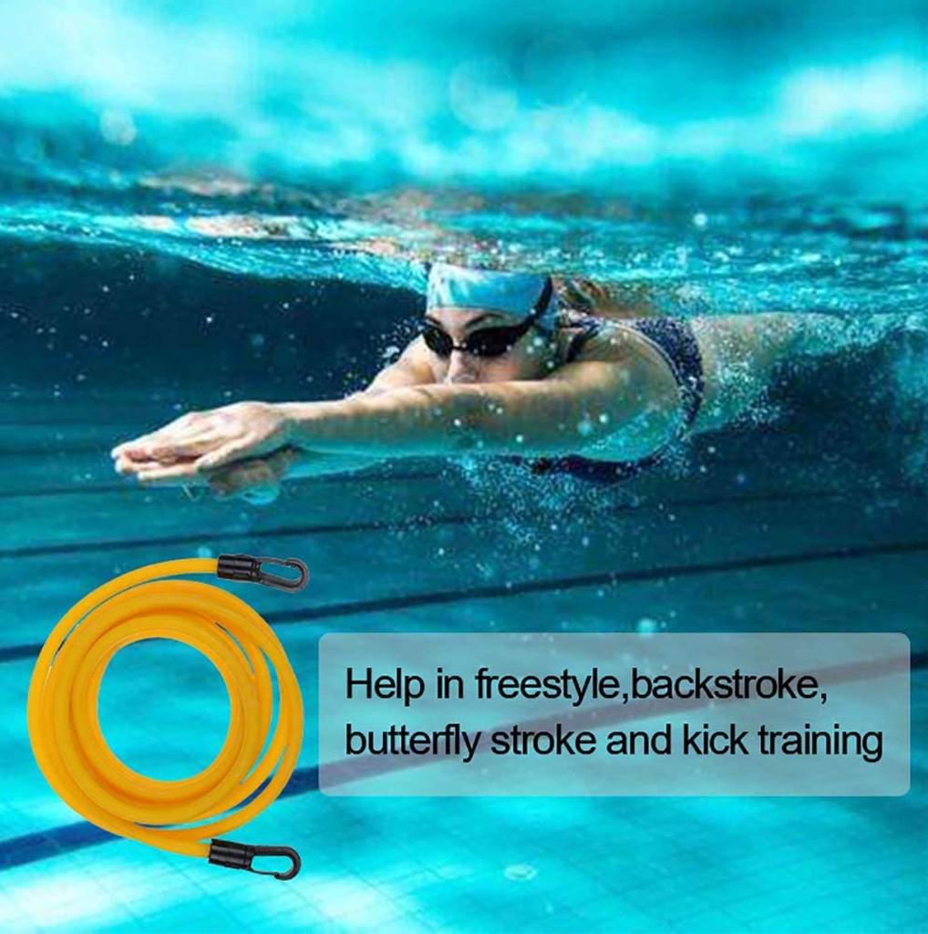 Buy MuscleManSwim Training Belts Swim Bungee Cords Resistance Bands