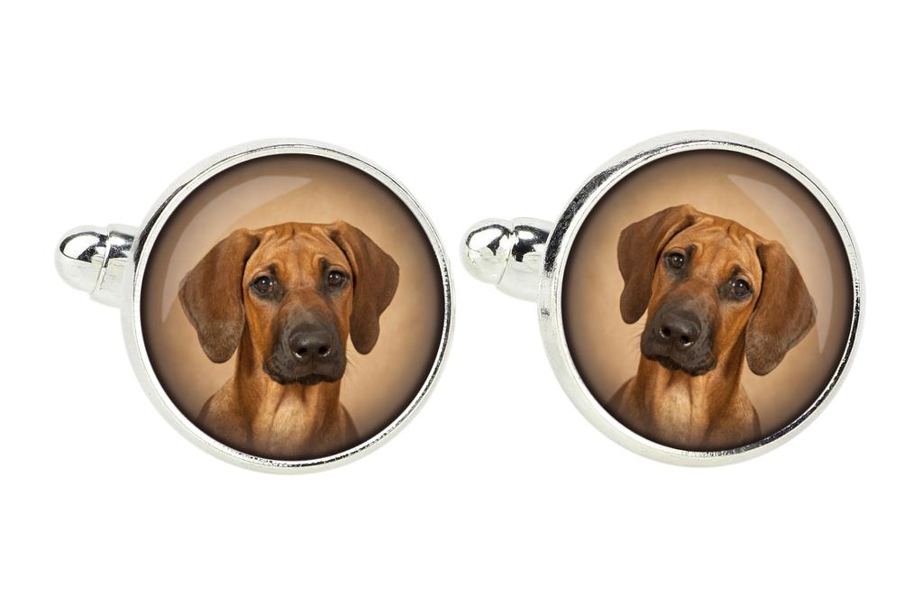 Rhodesian Ridgeback, African Lionhound, African Lion Dog - Cufflinks, a Shirt Accessory, a Shirt Pendant from the Art-Dog Brand