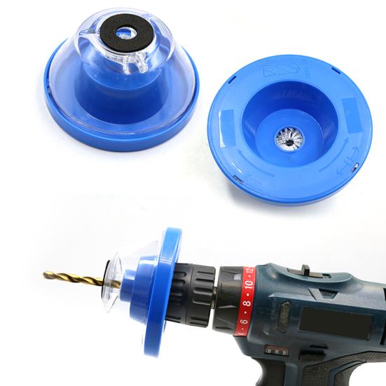 Ciotola raccoglipolvere per trapano elettrico Design trasparente Riutilizzabile Facile da installare Accessori per sega a tazza raccoglipolvere universale per trapano