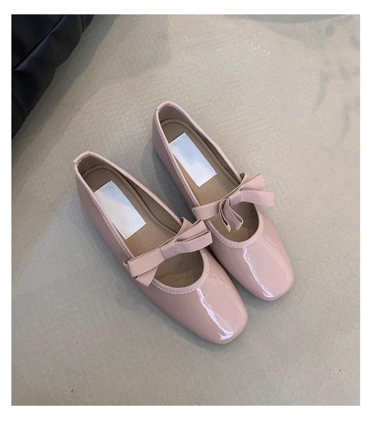 

Fashion Women s Mary Jane Shoes 2025 Summer New Non Slip Fashion Bow-knot Ballet Shoes Lightweight Comfortable Luxury Casual Sandals 40 розовый