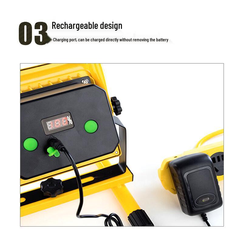 HONG JUN LED Rechargeable Emergency Floodlight