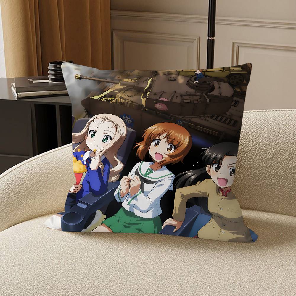 

Anime H-High School Fleet Personalized Pillow Cover Kids Bedroom Wild Party Decor Pillowcase kid Birthday shower Gift 12x12Inch