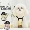 Thin Dog Clothes Mesh Hollowed Polka Dot Suspenders Spring and Summer Teddy Bear Small Dog Cat Pet Clothes