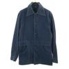 70s Safari Jacket Work Jacket 36 Navy Men's Used