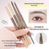 WODWOD Ultra-fine Waterproof Eyebrow Pencil: Long-lasting, Smudge-proof, Double-ended for Defined, Natural Strokes.