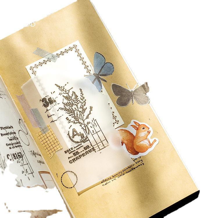 Mò Mò Ink Cartridge Sticker Set: Creative Journal, Plant Collage, DIY Self-Adhesive Sealing Stickers