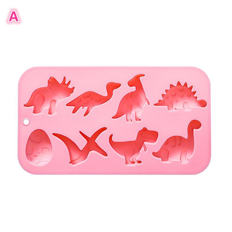 Cute Cartoon Dinosaur Silicone Mould 3D Dinosaur Theme DIY Fondant Cake Chocolate Mold Cake Mould Baking Accessories
