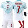 Zestaw koszulki wyjazdowej Portugalii na Mistrzostwa Świata 2026 Nr. 7 koszulka Ronaldo Nr. 8 B opłata dziecięca męska transgraniczna koszulka piłkarska