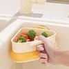 Suction Cup Sink Strainer Basket  Hands Food Residue Filter Dry - Wet Separation Kitchen Storage Organizer residue filter basket