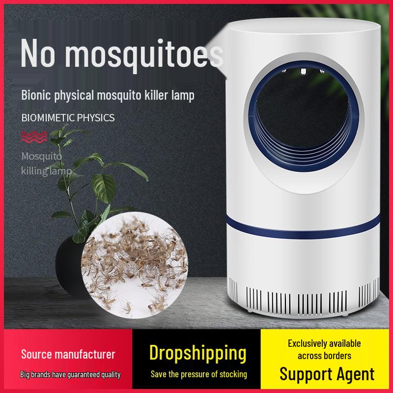Lampada Uccidi Zanzare LED Blu Fotocatalitico - Dispositivo Repellente & Repellente a Ventosa
