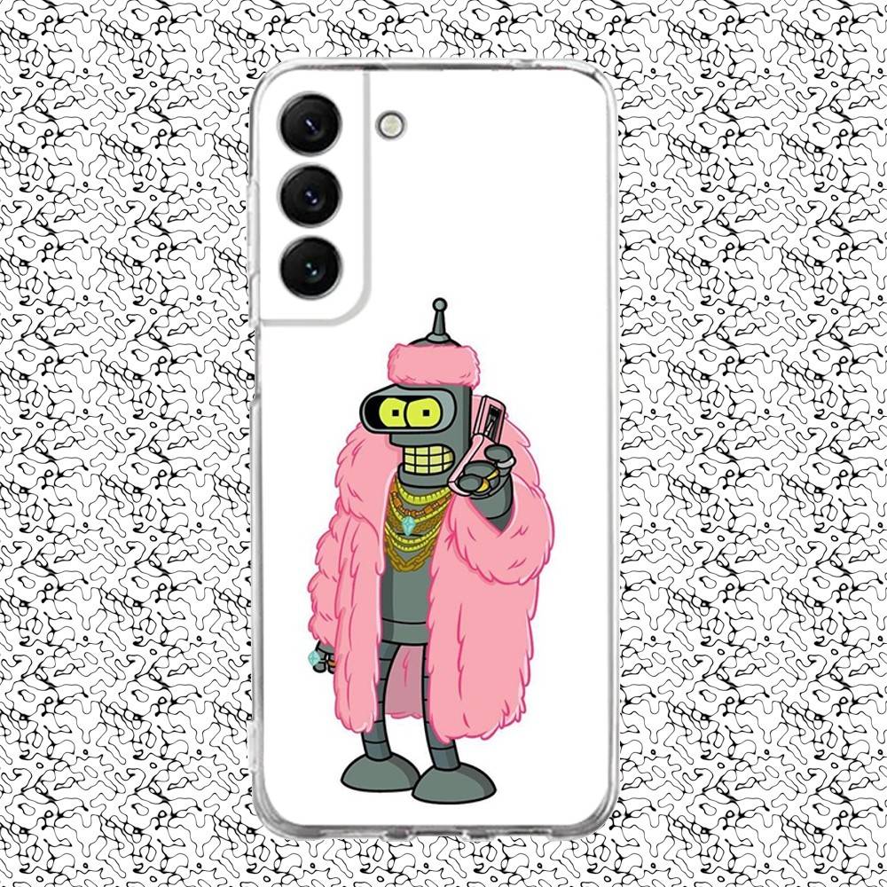 

Cartoon F-Futura-mas Phone Case For Samsung S24,30,21,22,23,20 FE,lite,PIus,Ultra,5G,Note,9,10 Transparent Cover SamsungS23ULTRA5G