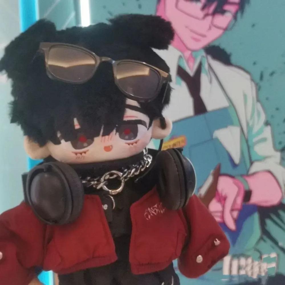 [in Stock]20cm Anime Ava Alien Stage Till Ivan Plush Cotton Handsome Boy BL Stuffed Body Cosplay Tail with Ear Birthday Gift