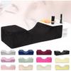 Grafting Eyelashes Soft Memory Foam Pillow with Pocket U Shape Eyelash Extension Pillow Beauty Salon Makeup Tool (Pea Green)
