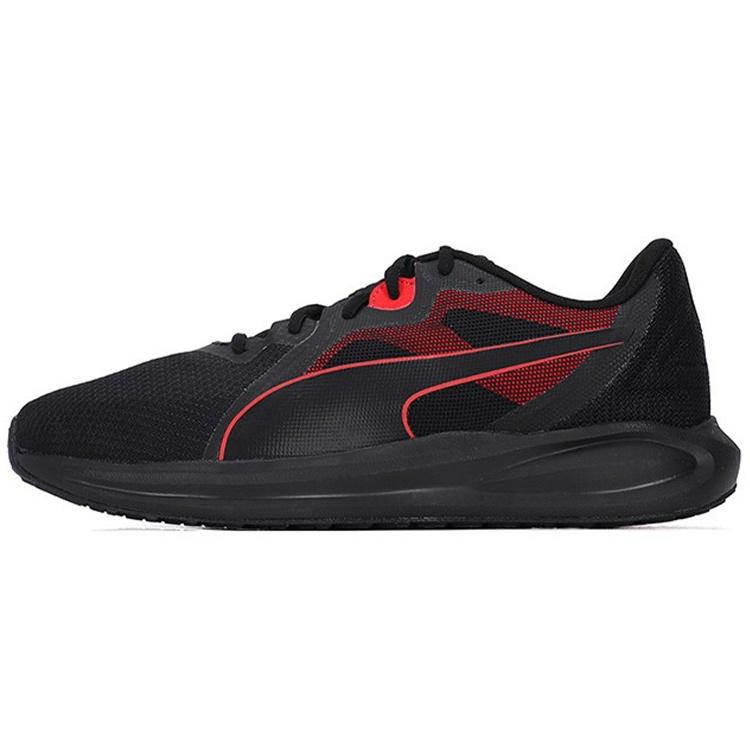 PUMA Twitch Runner Black High Risk Red Men s 376289-02 EU 36