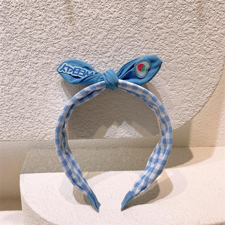 Koreanische Version Kinder Obst Cartoon Schleife Stirnband Mädchen Dreidimensionale Hasenohren Haarnadel Süßes Mädchen Breitkrempiges Stirnband