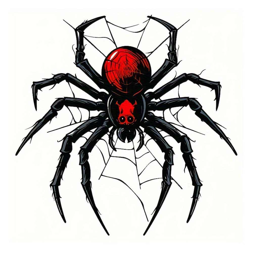 1 ud. Pegatinas de Motocicleta de Araña Impermeables DIY Paneles Laterales de Motocicleta Tapa del Depósito de Combustible Carenado Pegatinas de Vinilo para Portátil Decoración de Halloween