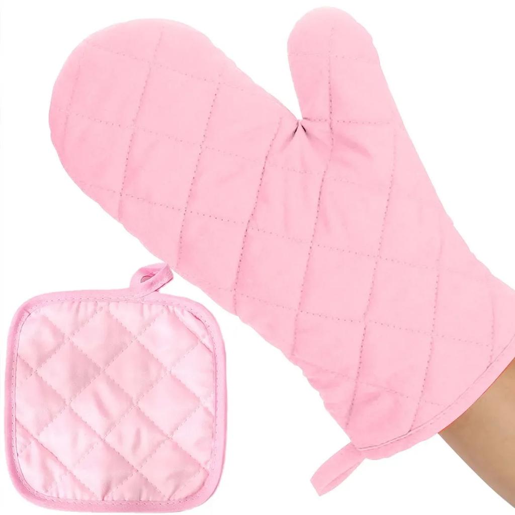 1 Set Insulation Gloves High Temperature Resistant  Anti Scalding Thickening Soup Porridge Casserole Stew Pot